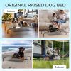 43"D x 26"W x 8"H Dog Bed Gray 43"D x 26"W x 8"H Dog Bed Gray